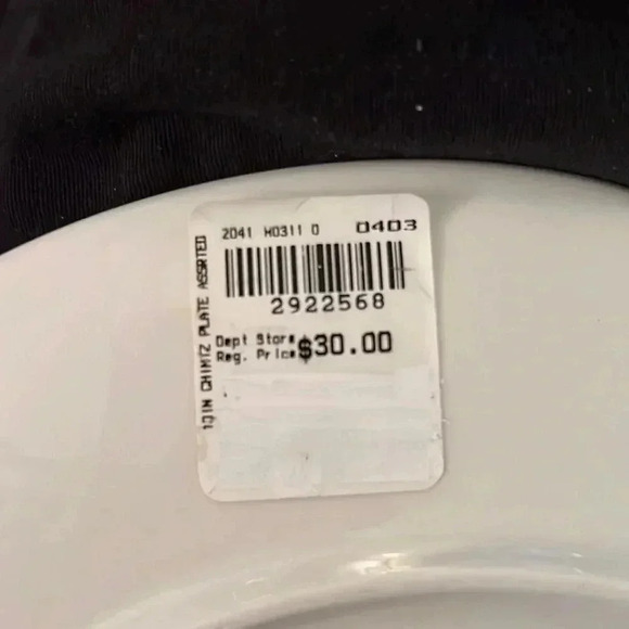 Springfield 1 Blue Floral Tea Rose Vintage 10” Dinner Luncheon 1 One Plate - Picture 9 of 10